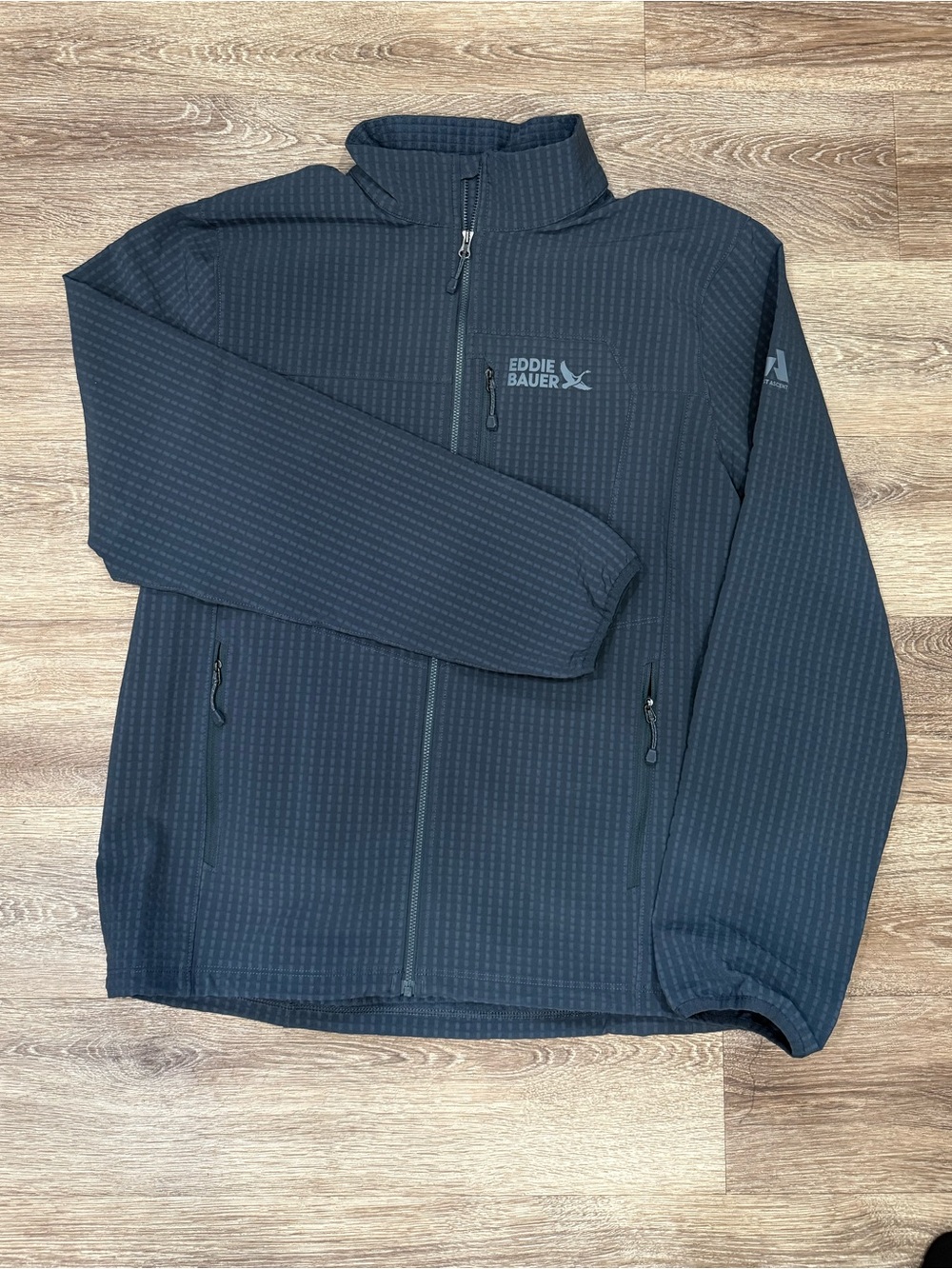 Eddie Bauer Sandstone Grid Jacket